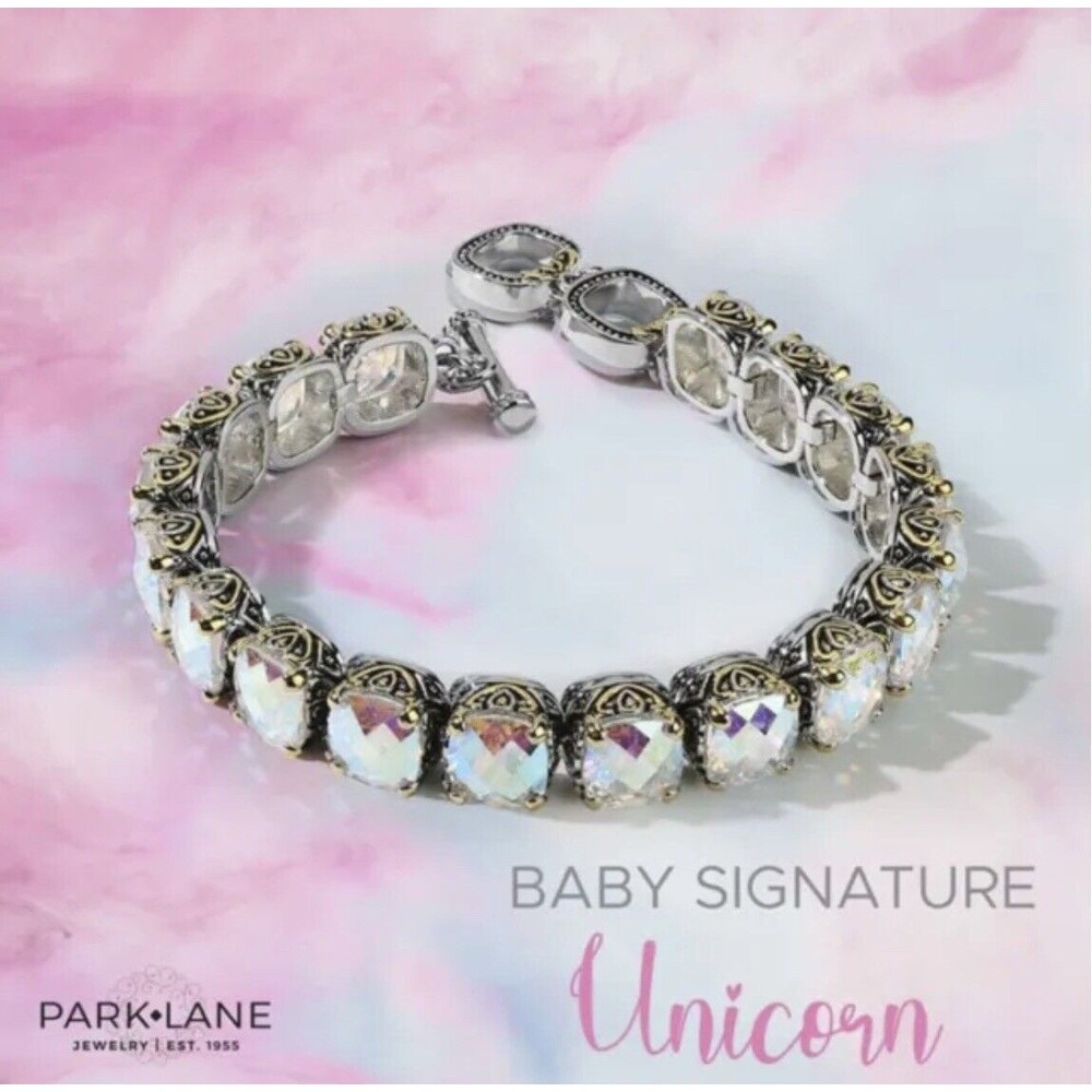 Park Lane Baby Unicorn CZ Signature Tennis Bracelet  SOLD OUT!  Rare!! MSRP $448